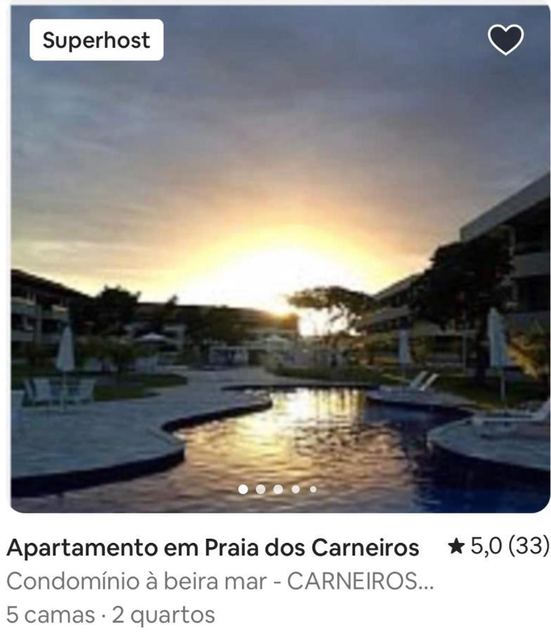 Flat Praia Dos Carneiros - Condominio Na Beira-Mar - Tamandaré Exteriör bild